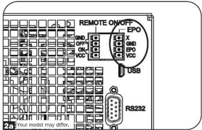 Tripp Lite SU6KRT3UHWMB - EPO Port Connection - 1