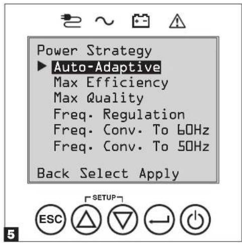Tripp Lite SU6KRT3UHWMB - Select UPS Output Voltage - 1