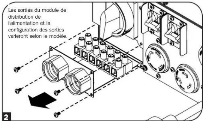 Tripp Lite SU6KRT3UHWMB - Instructions de câblage de l'entrée et de la sortie (facultatif pour certains modèles) - 1