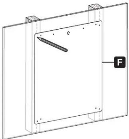 Tripp Lite DWM5070HD - Fixer les support de montage au mur 1a. Montage sur des montants muraux - 6