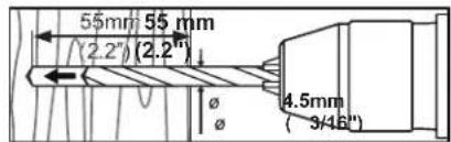 Tripp Lite DWM5070HD - Fixer les support de montage au mur 1a. Montage sur des montants muraux - 5