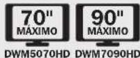 Tripp Lite DWM5070HD - Soporte de Pared Interactivo para Panel Plano - 4