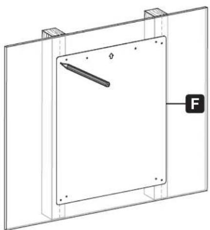 Tripp Lite DWM5070HD - Attach Mount Assembly Brackets to Wall 1a. Mount on Wood Stud Wall - 6