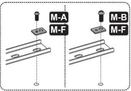 Tripp Lite DWM5070HD - Instale los Soportes del Adaptador - 5