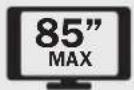 Tripp Lite DWF4585X - Fixed Flat Screen WallMount - 4