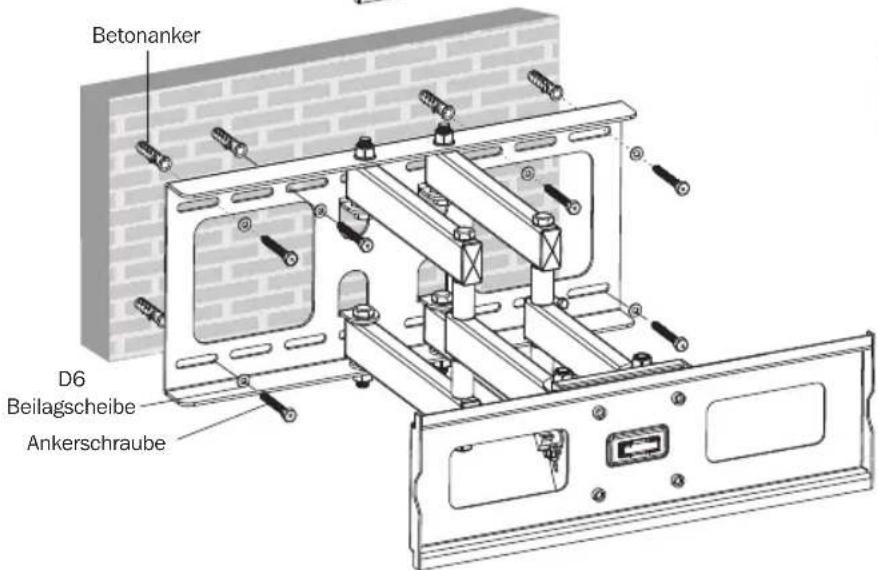 Betonanker D6 Beilagscheibe Ankerschraube