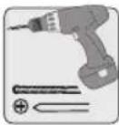 Tripp Lite DWM2655M - 1a. Anbringen an einer Holzwand - 4