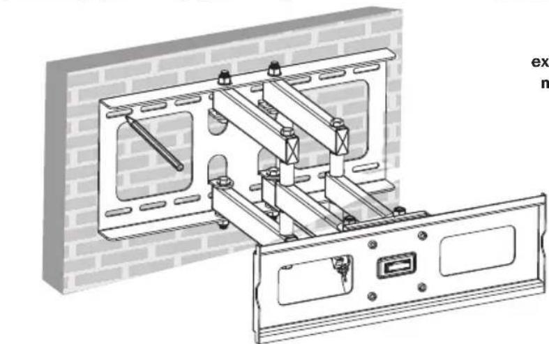 Tripp Lite DWM2655M - 1b. Mount on Solid Brick and Concrete Block - 5