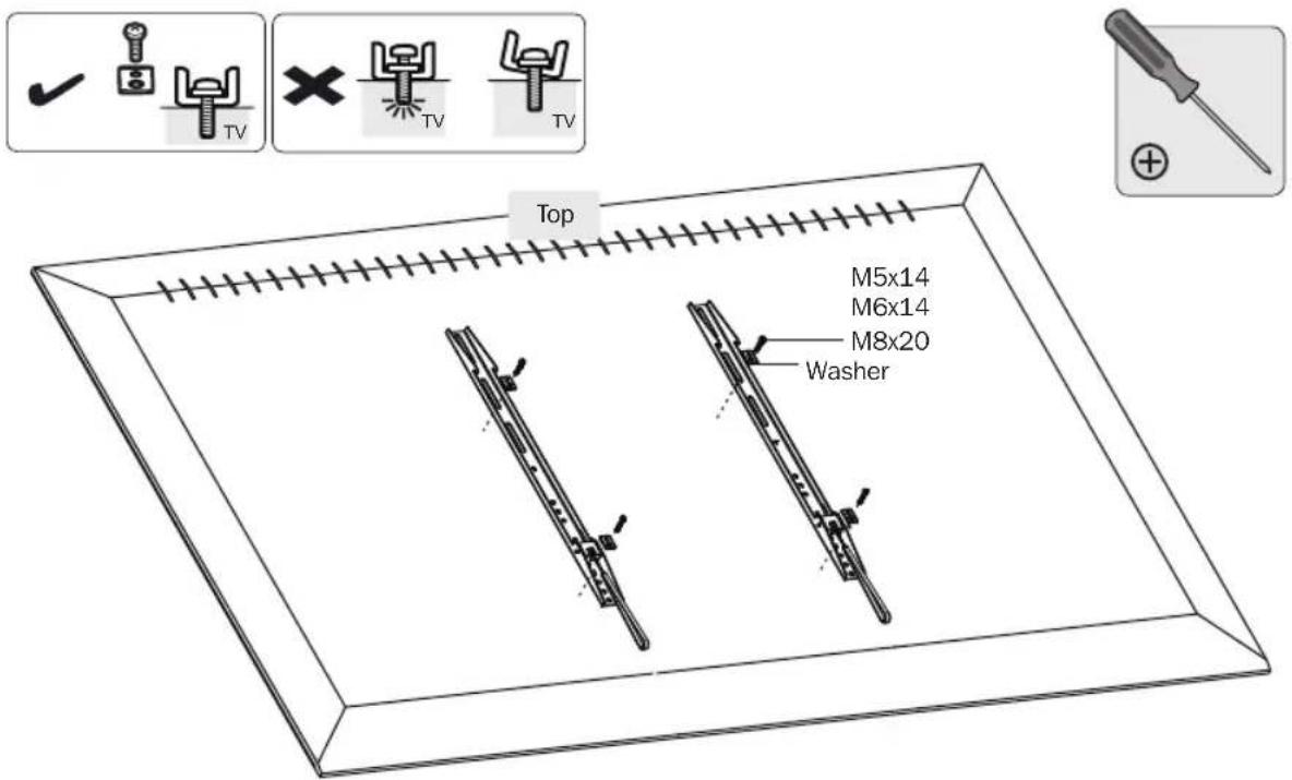 Tripp Lite DWF60100XX - 2-1 For Flat Back Screen - 1