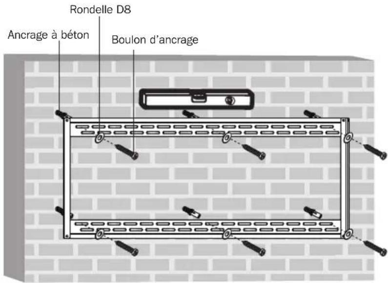 Tripp Lite DWF60100XX - 1B. montage sur de la brique et du béton - 7