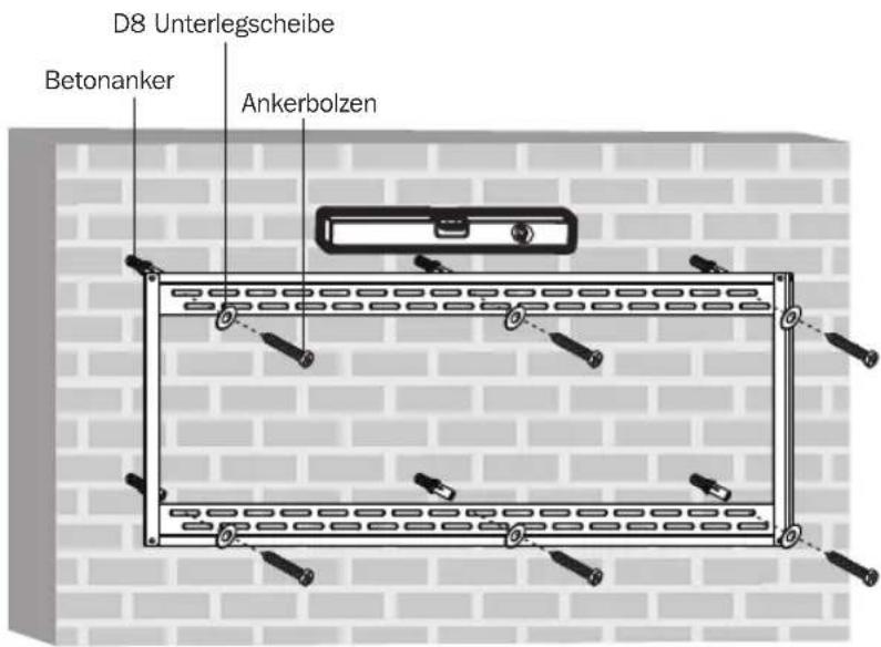 Tripp Lite DWF60100XX - 1b. Montieren an Vollziegel und Beton - 9