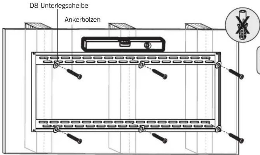Tripp Lite DWF60100XX - 1a. Wandbefestigung für Holzbalken - 11