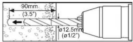 Tripp Lite DWF60100XX - 1b. Solid Brick and Concrete Mounting - 5