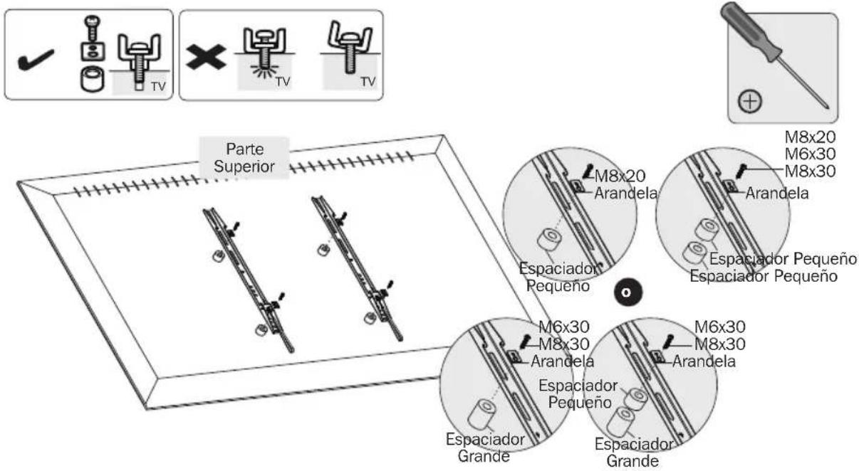 Tripp Lite DWF60100XX - 2-2 Para Pantalla con Parte Posterior Cconcava o para Acceder a Entradas de A/V - 1