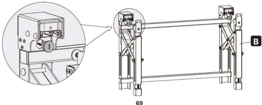 Tripp Lite DWMSCP4570VW - Installation des ausklappbaren Moduls - 1