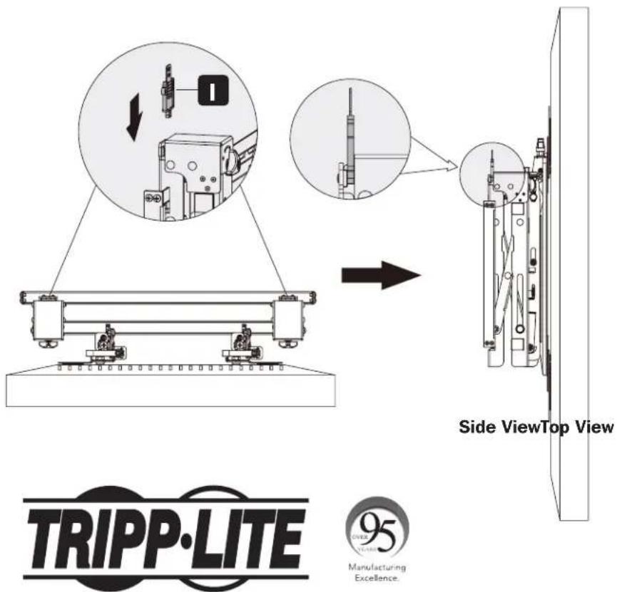 Tripp Lite DWMSCP4570VW - Lock the Pop-Out Module with the Plastic Locking Pieces - 1