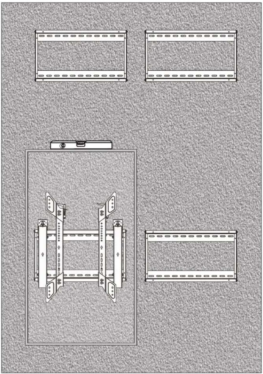 Tripp Lite DWMSCP4570VW - Ausrichten der Bildschirme - 1