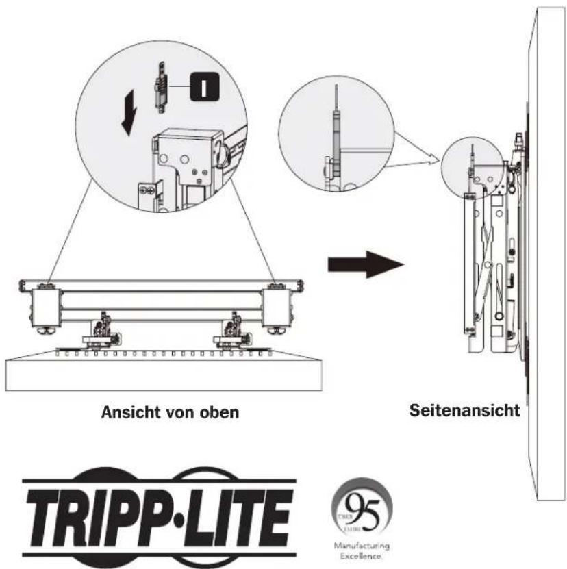 Ansicht von oben Seitenansicht TRIPP·LITE 95 Manufacturing Excellence.