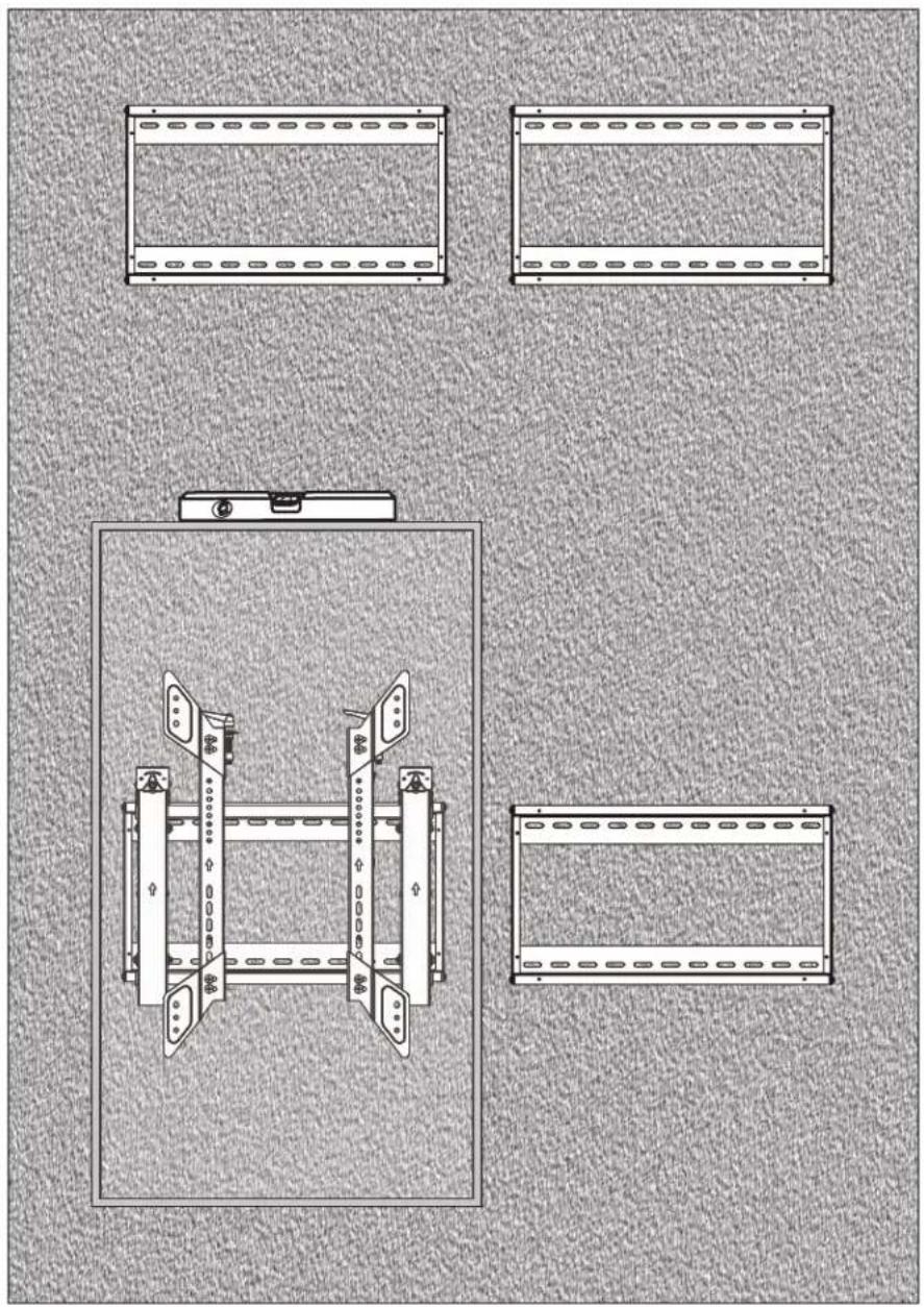 Tripp Lite DWMSCP4570VW - Выравнивание дисплеев - 1