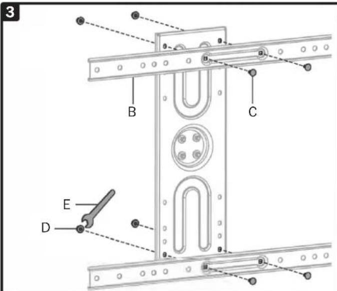 Tripp Lite DWM3780ROT - Assembly and Mounting Instructions - 1