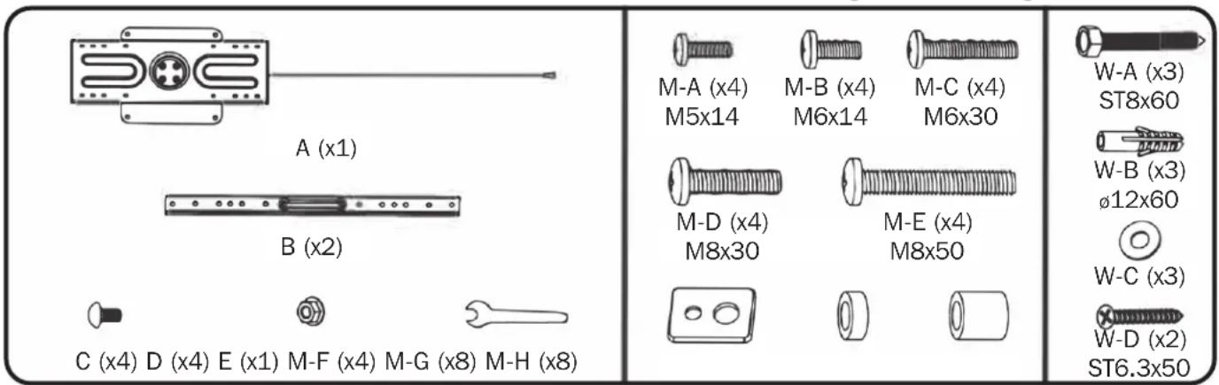 Tripp Lite DWM3780ROT - Component Checklist - 1