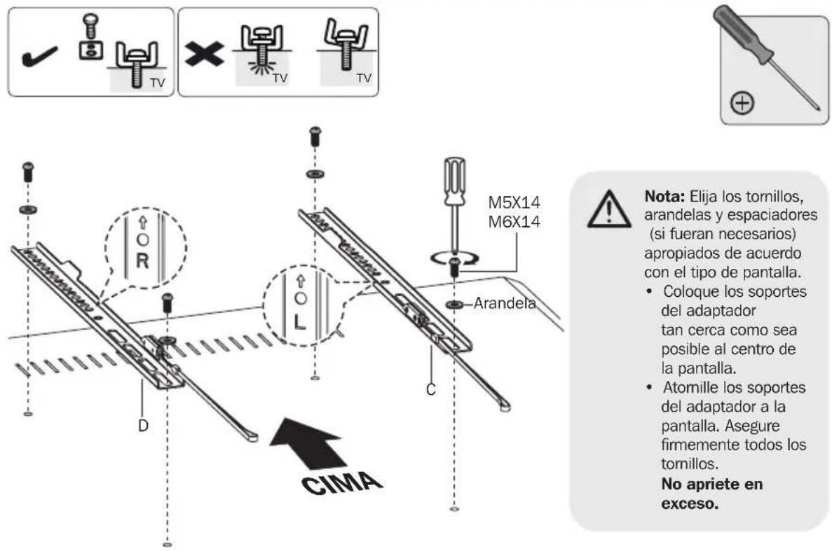 Tripp Lite DWF2670X - Instale los Soportes del Adaptador - 1