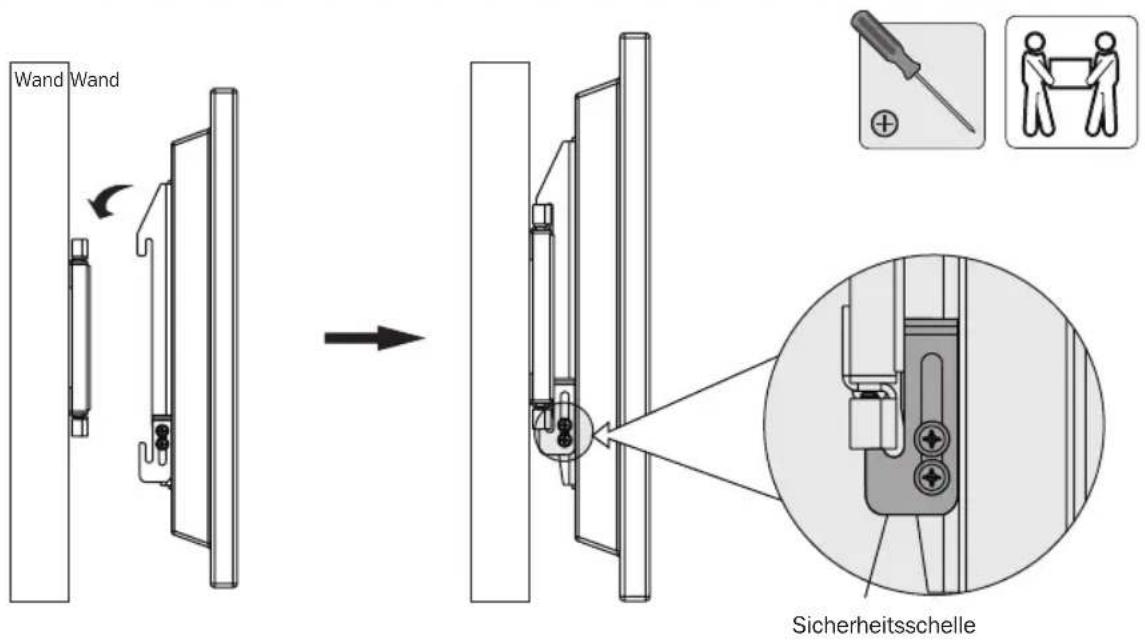 Tripp Lite DWF2670X - Den Bildschirm in die Wandplatte einhängen - 1