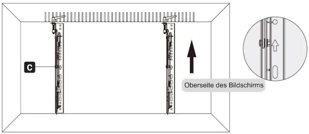 Tripp Lite DWMSCL4570VW - Installation der Adapterhalterungen - 1