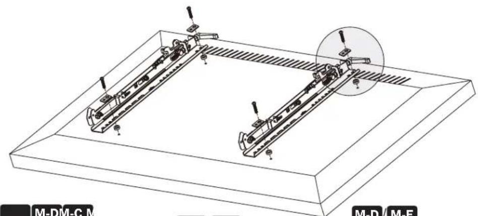 Tripp Lite DWMSCL4570VW - Para Pantallas Bump Out o con Parte Posterior Concava - 2