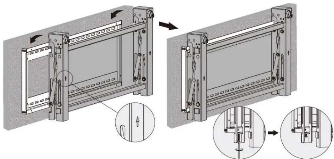 Tripp Lite DWMSCL4570VW - Installation des ausklappbaren Moduls - 2