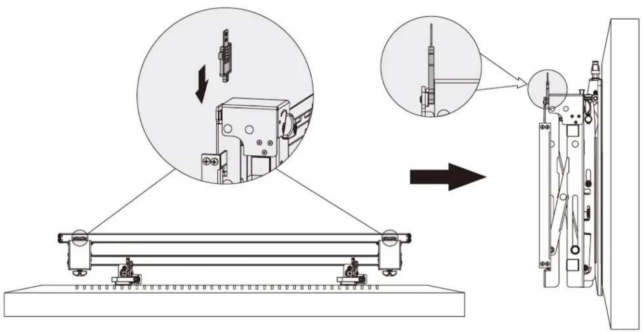Tripp Lite DWMSCL4570VW - Lock the Pop-Out Module with the Plastic Locking Pieces - 1