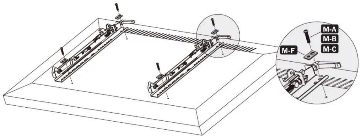 Tripp Lite DWMSCL4570VW - For Flat-Back Screens - 2