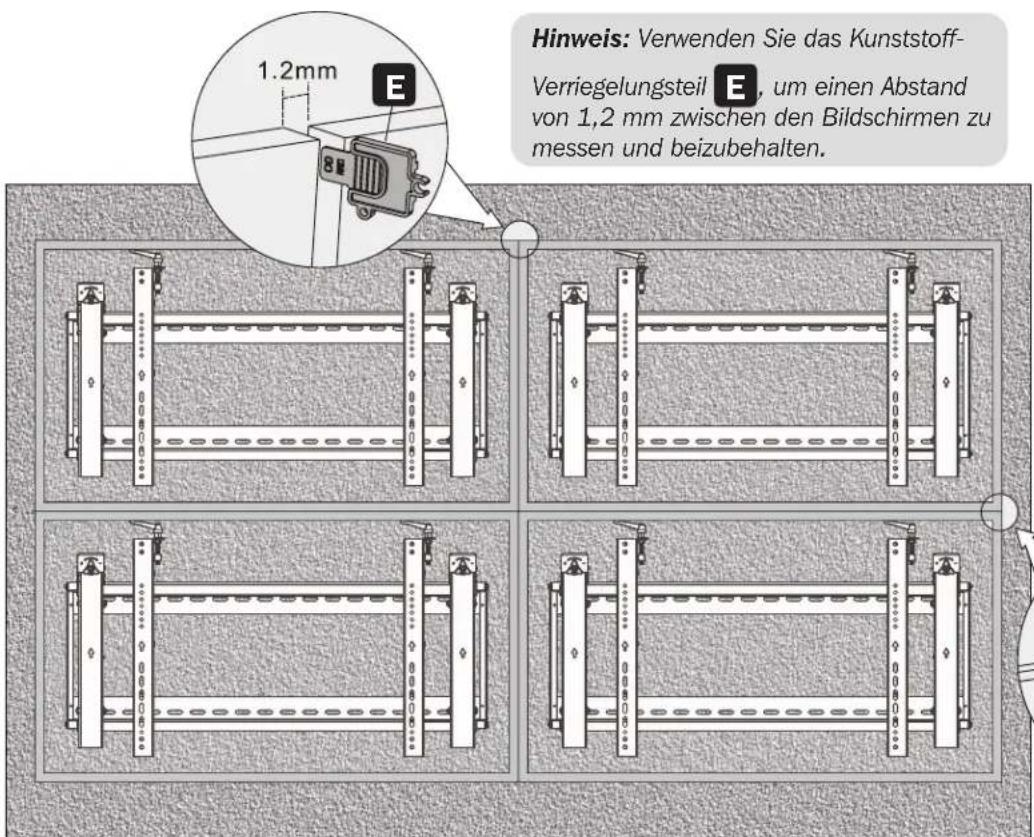 Tripp Lite DWMSCL4570VW - Ausrichten der Bildschirme - 3