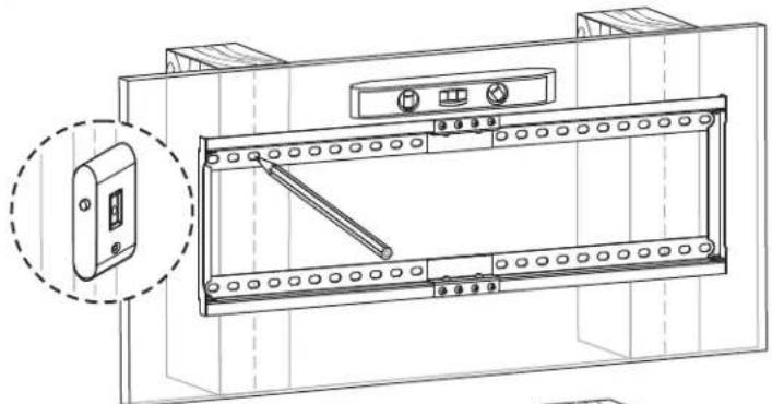 Tripp Lite DWF3780X - Mount on Wood Stud Wall - 7