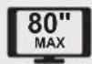 Tripp Lite DWF3780X - Fixed Flat-Screen Wall Mount - 4