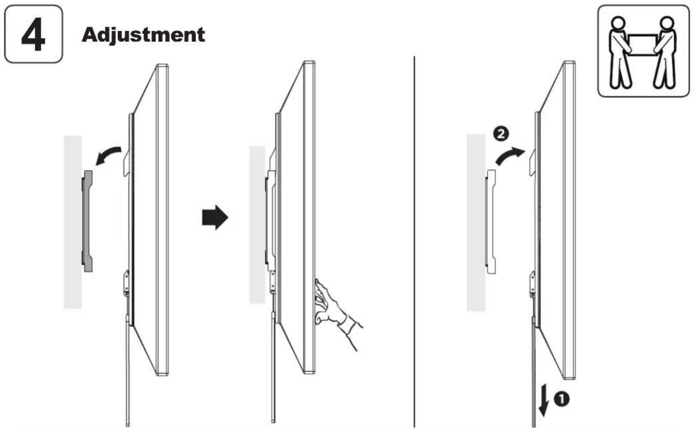 4 Adjustment ① ②