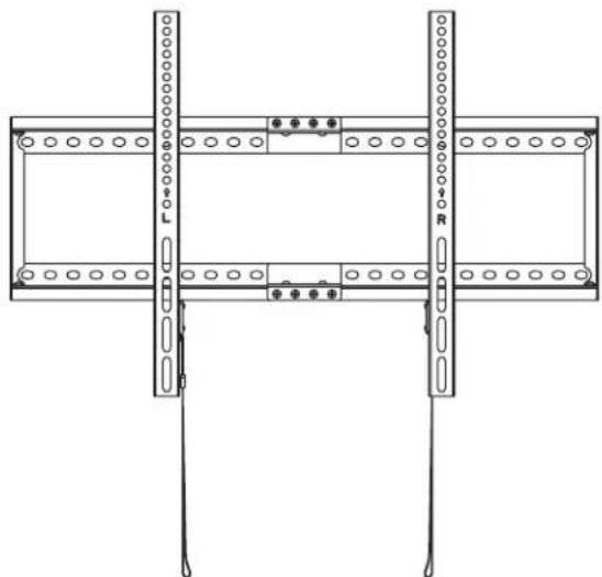 Tripp Lite DWF3780X - Feste Wandhalterung für Flachbildschirme - 1