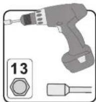 Tripp Lite DWM7090HD - Ajuste los Pernos de Balance - 3
