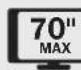 Tripp Lite DWM7090HD - Interactive Flat-Panel Wall Mount - 4