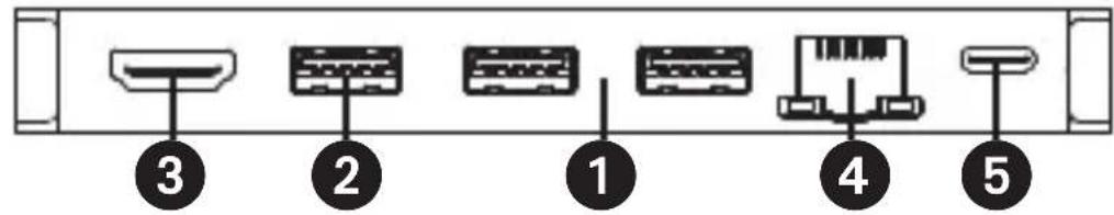 Tripp Lite U442DOCK5DGY - Front - 1