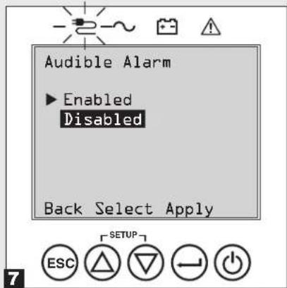 Tripp Lite SUINT2200LCD2U - BbI6epnte cTatyc 3BykoBoi abapnHoi CNrHaHn3aun ENABLE / DISABLE ("BKJl./BbIKJl.") - 1