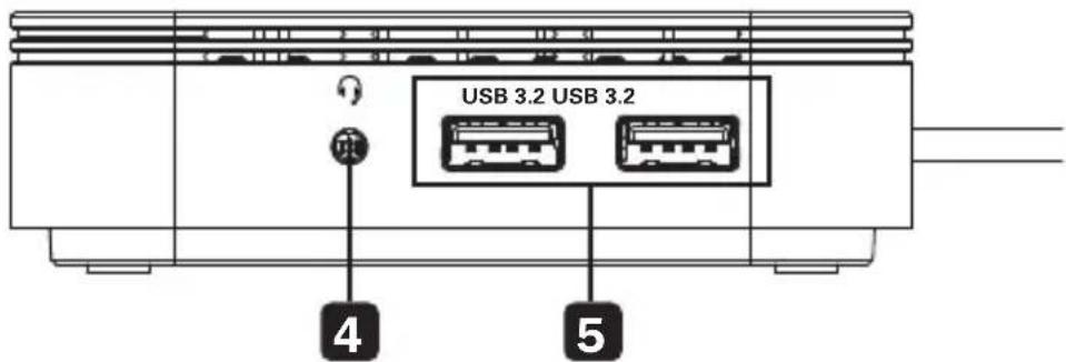Tripp Lite MTB3DOCK04 - Atras - 1