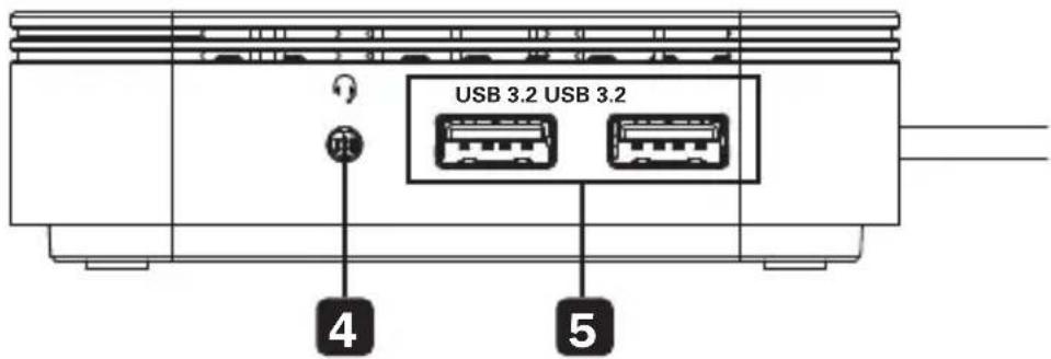 Tripp Lite MTB3DOCK04 - Rückseite - 1