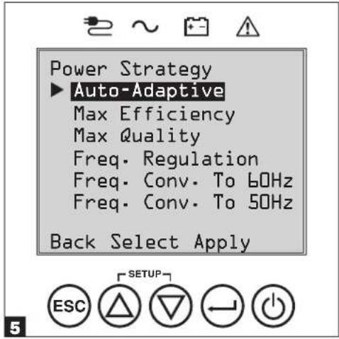 Tripp Lite SU5KRT3UX - Select UPS Output Voltage - 1