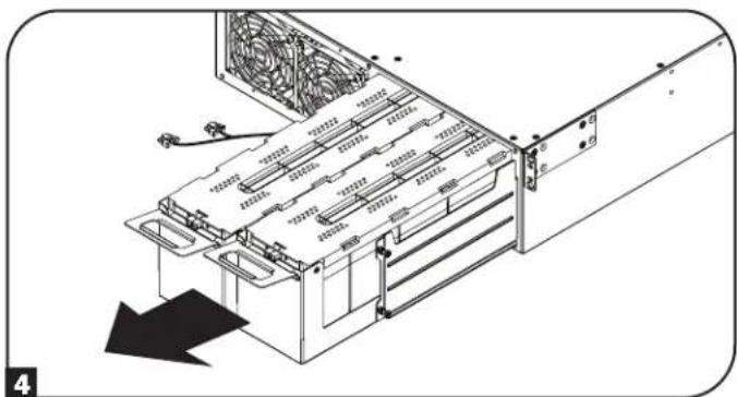 Tripp Lite SU5KRT3UX - Rotation de la batterie interne - 6
