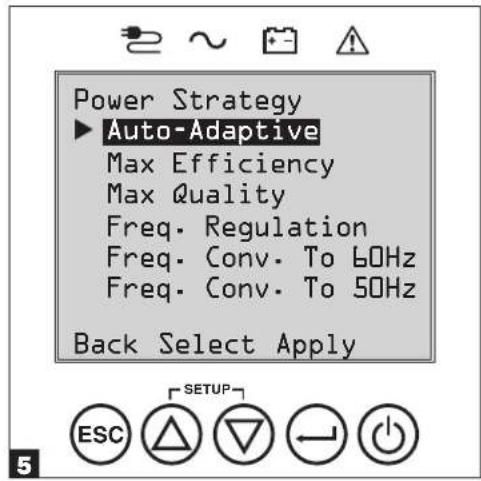 Tripp Lite SU5KRT3UX - Seleccione el Voltaje de Salida del UPS - 1