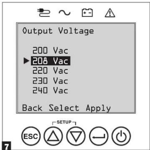 Tripp Lite SU5KRT3UX - Select UPS Output Voltage - 3