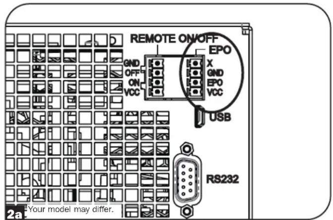 Tripp Lite SU5KRT3UX - EPO Port Connection - 1