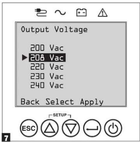 Tripp Lite SU5KRT3UX - Seleccione el Voltaje de Salida del UPS - 3