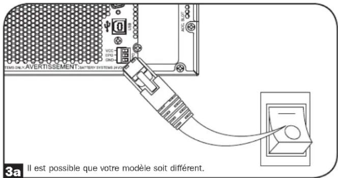 ITEMS ONLY X AVERTISSEMENT CATTERY SYSTEMS IN VOUT VCC SPD GND USB ADC. SUT 3a Il est possible que votre modèle soit différent.